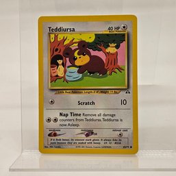 Teddiursa Vintage Pokemon Card Neo Series