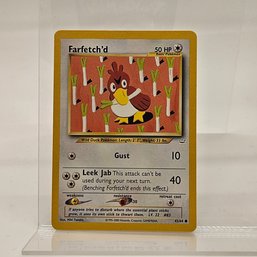 Farfetch'd Vintage Pokemon Card Neo Series