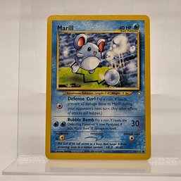 Marill Vintage Pokemon Card Neo Series