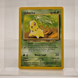 Chikorita Vintage Pokemon Card Neo Series