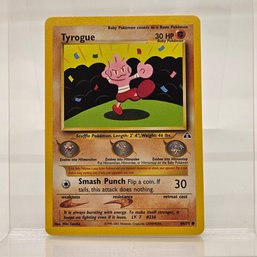 Tyrogue Vintage Pokemon Card Neo Series