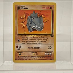 Rhyhorn Vintage Pokemon Card Jungle Set