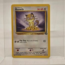 Meowth Vintage Pokemon Card Jungle Set