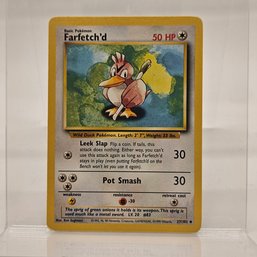 Farfetch'd  Vintage Pokemon Card Base Set