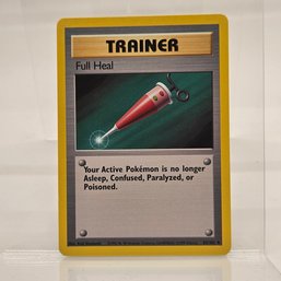 Full Heal Vintage Pokemon Card Base Set