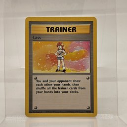 Lass Rare Vintage Pokemon Card Base Set