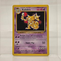 Kadabra Vintage Pokemon Card Base Set