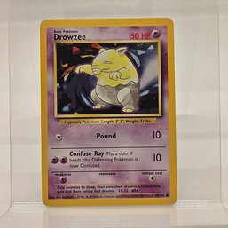Drowzee Vintage Pokemon Card Base Set