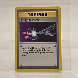 Energy Retrieval Vintage Pokemon Card Base Set