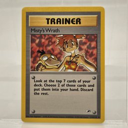 Misty's Wrath Vintage Pokemon Card Gym Set