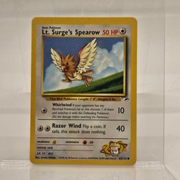Lt. Surge's Spearow Vintage Pokemon Card Gym Set