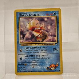 Misty's Goldeen Vintage Pokemon Card Gym Set