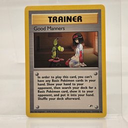 Good Manners Vintage Pokemon Card Gym Set