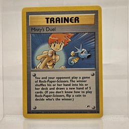 Misty's Duel Vintage Pokemon Card Gym Set