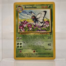 Butterfree Vintage Pokemon Card Base Set 2