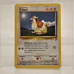 Pidgey Vintage Pokemon Card Base Set 2