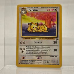 Persian Vintage Pokemon Card Base Set 2