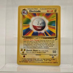 Electrode Rare Vintage Pokemon Card Base Set 2