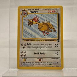 Fearow Vintage Pokemon Card Base Set 2