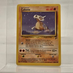 Cubone Vintage Pokemon Card Base Set 2