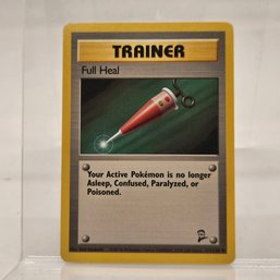 Full Heal Vintage Pokemon Card Base Set 2