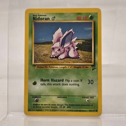 Nidoran Vintage Pokemon Card Base Set 2