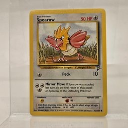 Spearow Vintage Pokemon Card Base Set 2