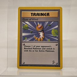 Gust Of Wind Vintage Pokemon Card Base Set 2