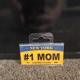 #1 Mom License Plate Miniature Size