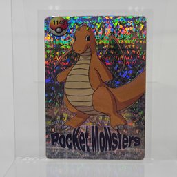#1148 Dragonite Holo Prism Vintage Japanese Pokemon Vending Machine Pocket Monsters