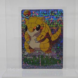 #1177 Sandshrew Holo Prism Vintage Japanese Pokemon Vending Machine Pocket Monsters
