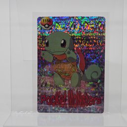 #1156 Squirtle Holo Prism Vintage Japanese Pokemon Vending Machine Pocket Monsters