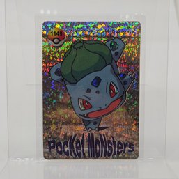 #1149 Bulbasaur Holo Prism Vintage Japanese Pokemon Vending Machine Pocket Monsters