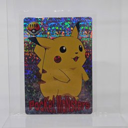 #1159 Pikachu Holo Prism Vintage Japanese Pokemon Vending Machine Pocket Monsters
