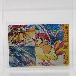 Pidgeotto Holo Prism Vintage Japanese Pokemon Vending Machine Pocket Monsters