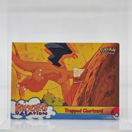 Trapped Charizard Pikachu's Vacation Topps Card Black Label