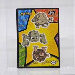 Golem Evo Line Pokemon The First Movie Sticker Topps Insert Card