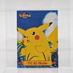 Pikachu Topps TV2 1999 Vintage Card