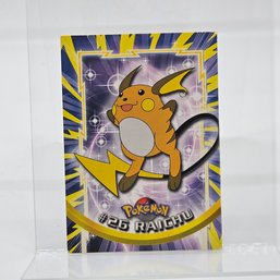 Raichu Vintage Topps Pokemon Card Blue Label