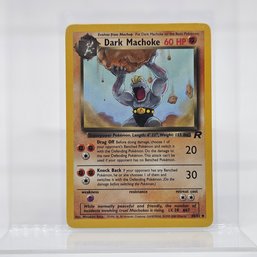 Dark Machoke Vintage Pokemon Card Rocket Series