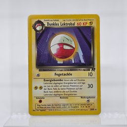 Dark Electrode Vintage German Pokemon Card Rocket Series