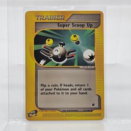 Super Scoop Up E Series Trainer Pokemon Card