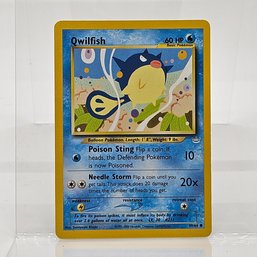 Qwilfish  Vintage Pokemon Card Neo Series