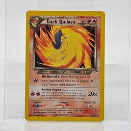 Dark Quilava Vintage Pokemon Card Neo Series