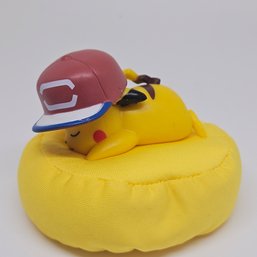 Sleeping Pikachu With Hat With Bean Bag Pillow