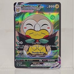 Rowlett Pikachu Cosplay Custom Pokemon Card