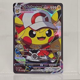 Ash Ketchum Pikachu Cosplay Custom Pokemon Card