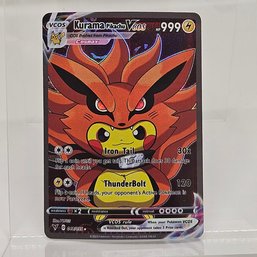 Kurama Pikachu Cosplay Custom Pokemon Card