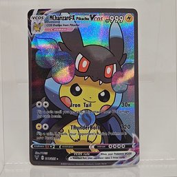 Mega Charizard Pikachu Cosplay Custom Pokemon Card