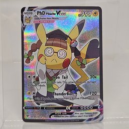 PHD Pikachu Cosplay Custom Pokemon Card